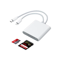 Lightning/USB-C SDカードリーダー
